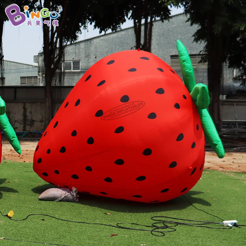 Giant Inflatable Strawberry – Oversized Lawn & Event Decoration