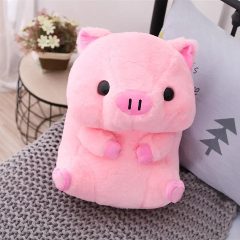 Plushie Adorable Pink Pig Plushie, 16" | 40 cm