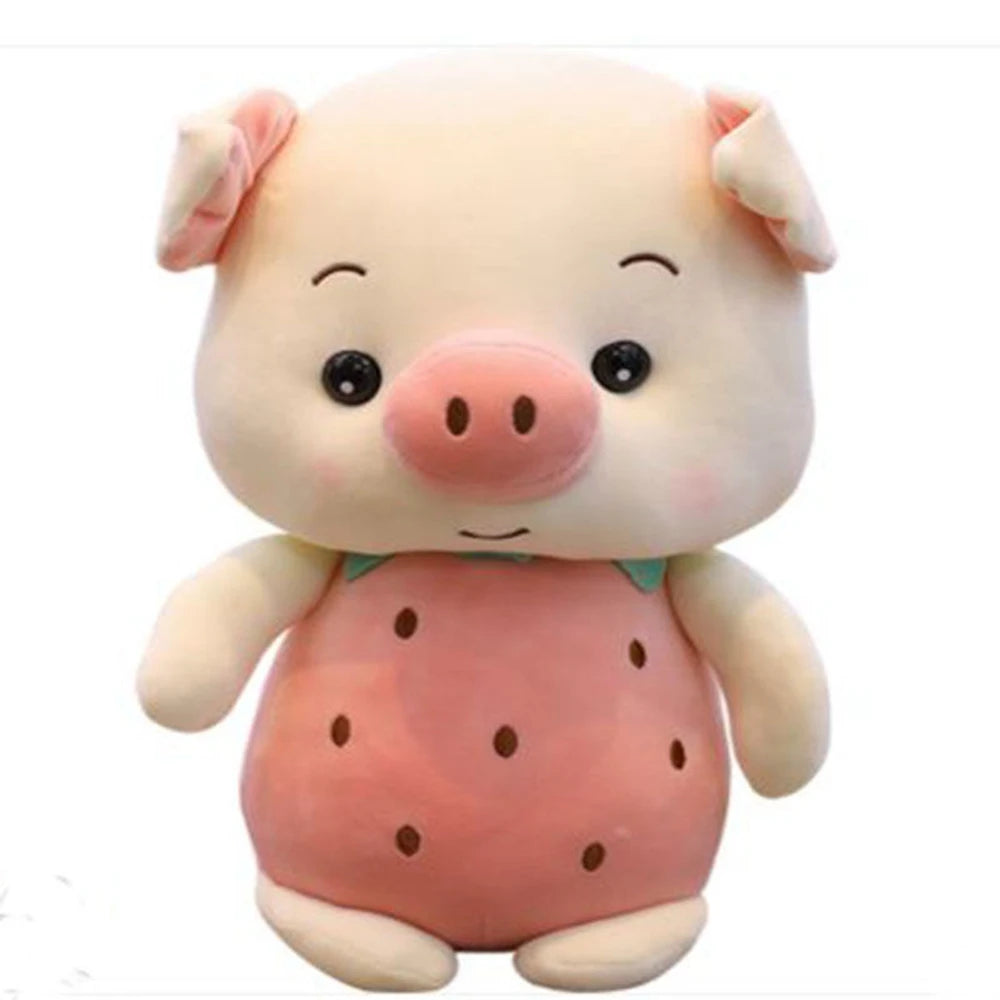 Stuffed Animal Pig or Rabbit in a Strawberry or Pineapple, 9-13"| 32-40 cm