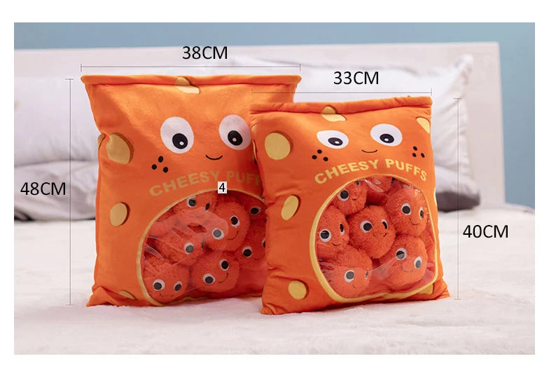 Snack Bag Pillow Plush Toy, Eight Styles, 16" | 40 cm