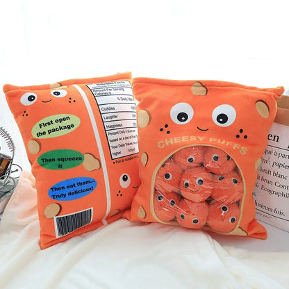 Snack Bag Pillow Plush Toy, Eight Styles, 16" | 40 cm