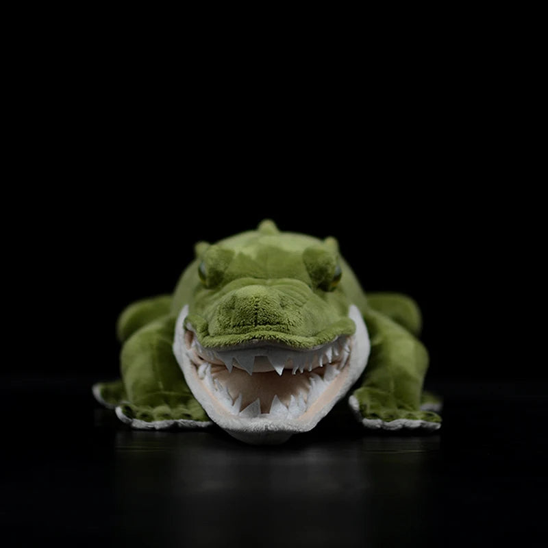 Plushie Realistic Open-Mouth Crocodile, 20" | 50 cm