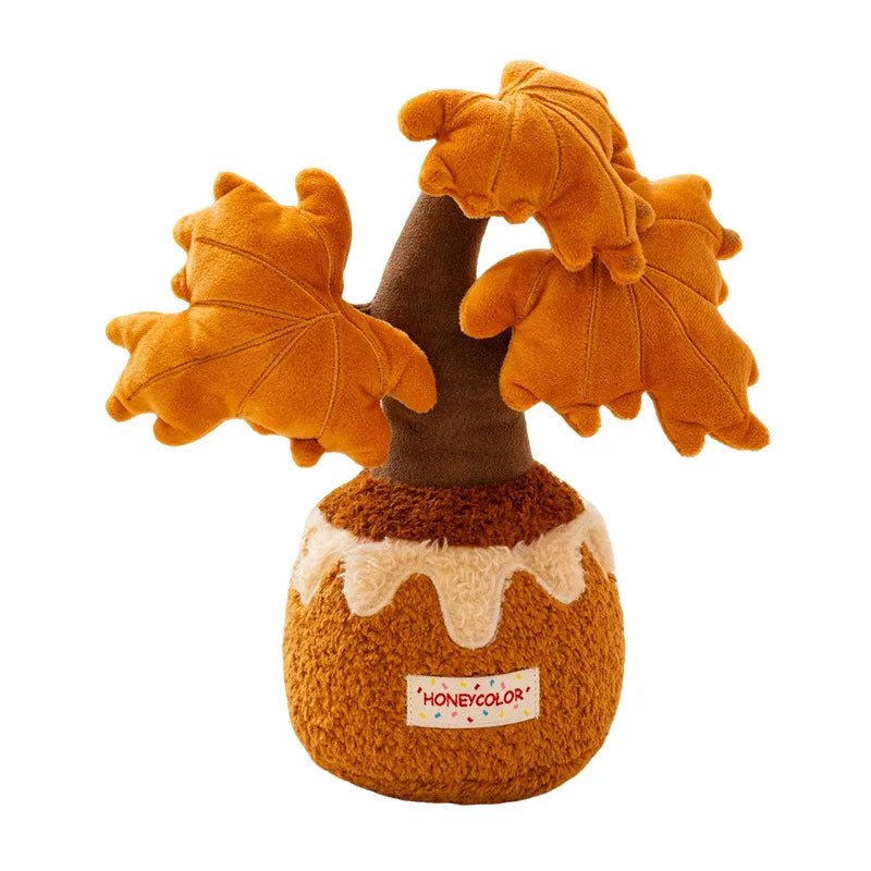 Sunflower Potted Plush Doll – Scented Artificial Plant, 4-12" | 10-30 cm