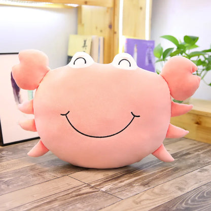 Smiling Crab Plushie, 18-24" | 45-60 cm