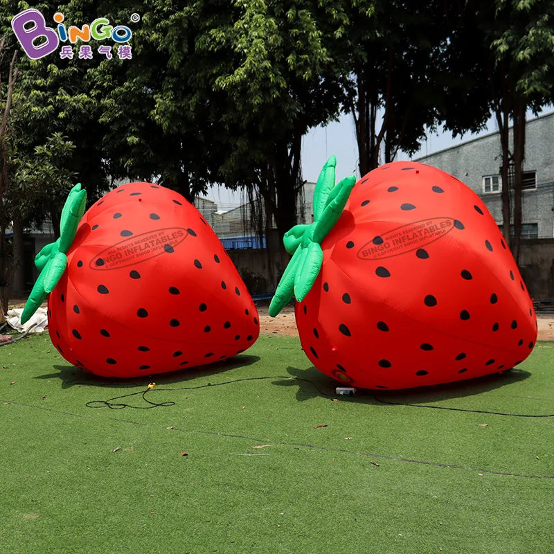 Giant Inflatable Strawberry – Oversized Lawn & Event Decoration