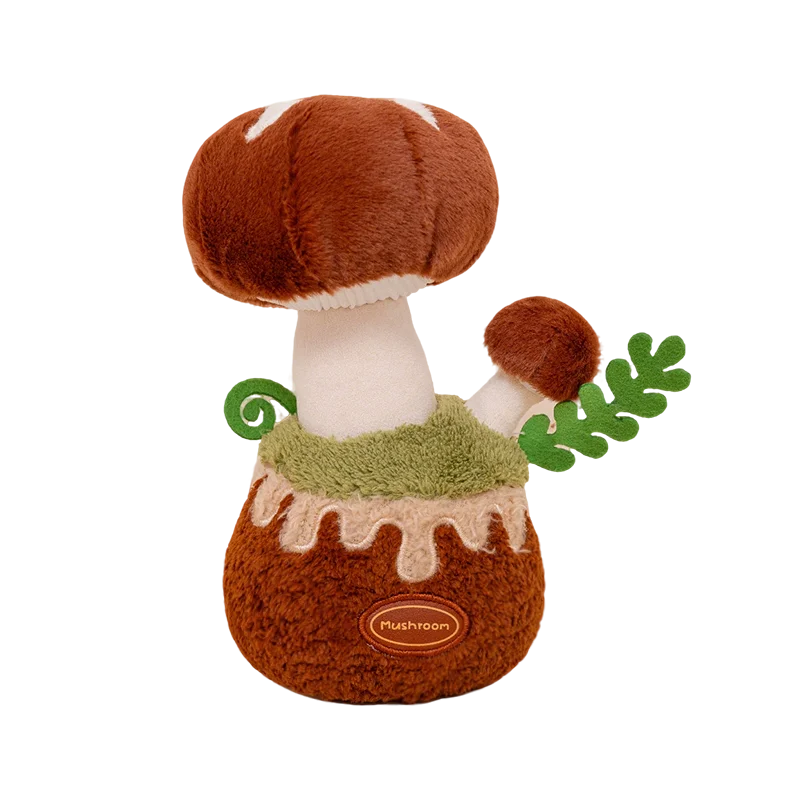 Cute Potted Mushroom Plush Toy, 8" | 20 cm – Three Color Options