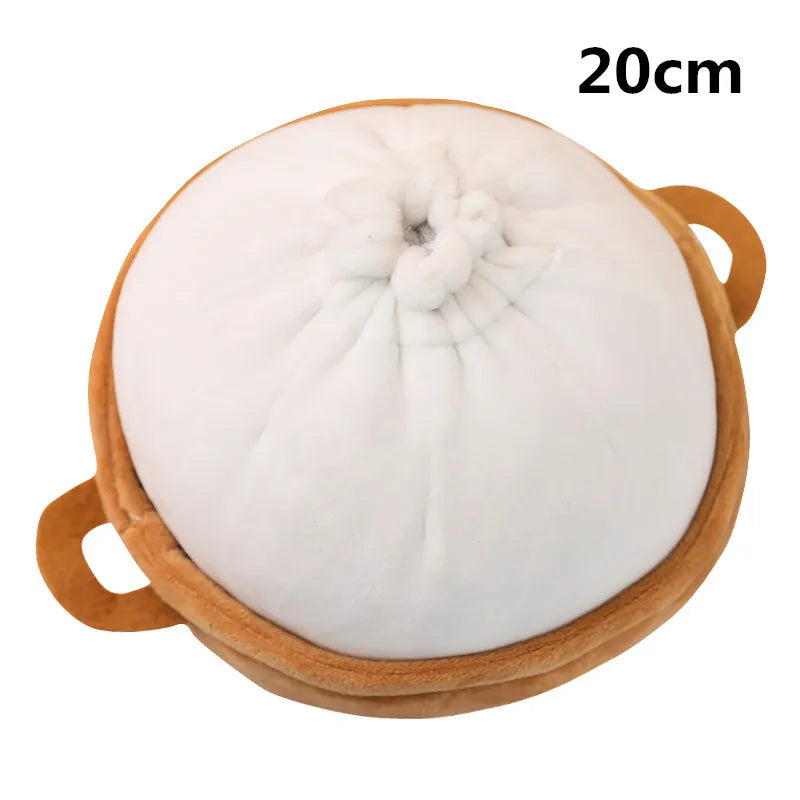 Pluche Realistische Bao Buns, 8-26" | 20-65cm