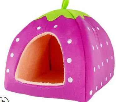 Berry Plush Pet Bed – Four Colors - A Cozy Haven for Pets up to 8 kg