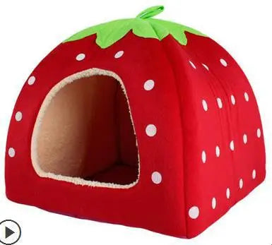 Berry Plush Pet Bed – Four Colors - A Cozy Haven for Pets up to 8 kg