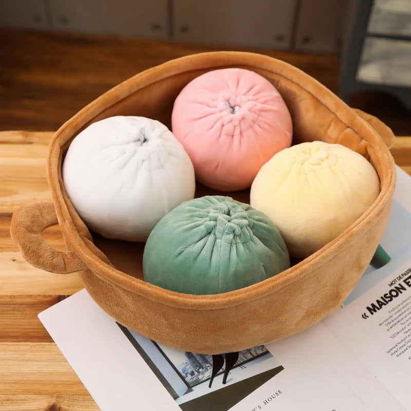 Plushie Realistic Bao Buns, 8-26" | 20-65 centimetri