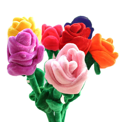 Plüsch Jumbo Stiel Cartoon Blumen, 12-34" | 30-85 cm