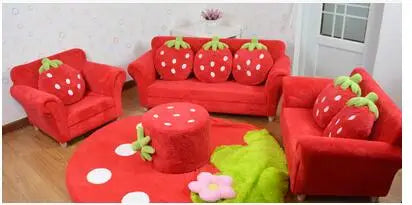 Strawberry Dream Children's Couch Set - Four Colors