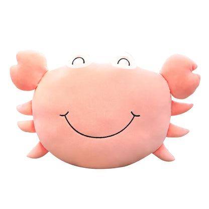 Smiling Crab Plushie, 18-24" | 45-60 cm