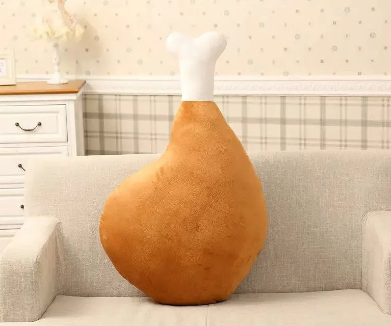 Plushie Cooked Chicken Leg, 6-24" | 15-60 cm