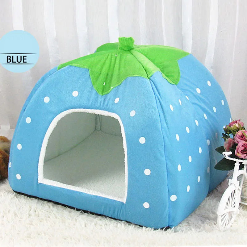 Berry Plush Pet Bed – Four Colors - A Cozy Haven for Pets up to 8 kg