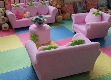 Strawberry Dream Children's Couch Set - Four Colors