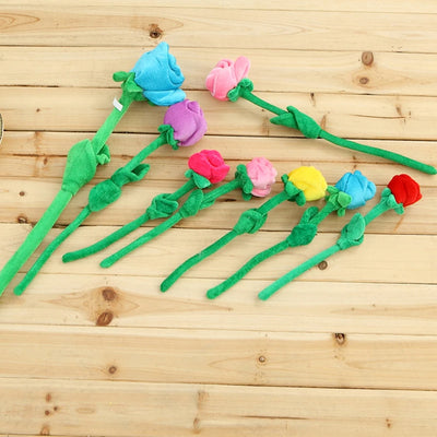 Plüsch Jumbo Stiel Cartoon Blumen, 12-34" | 30-85 cm