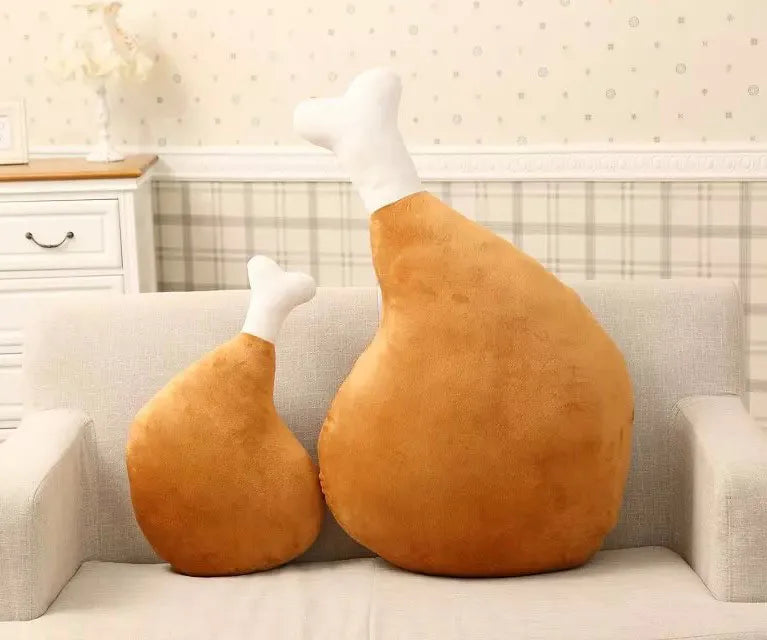 Plushie Cooked Chicken Leg, 6-24" | 15-60 cm