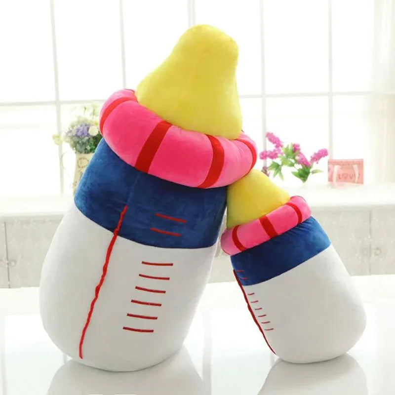 Milk Bottle Plushie – Soft Plush Toy in Three Sizes