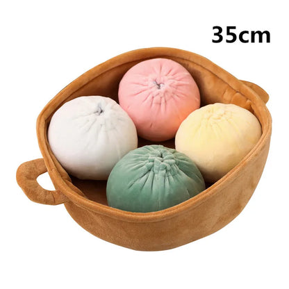 Plüsch Realistische Bao Buns, 8-26" | 20-65 cm