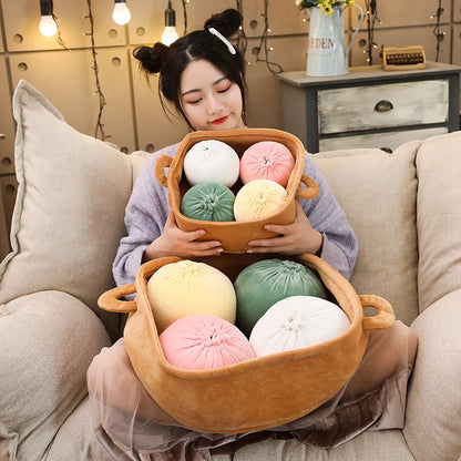 Plushie Realistic Bao Buns, 8-26" | 20-65 centimetri