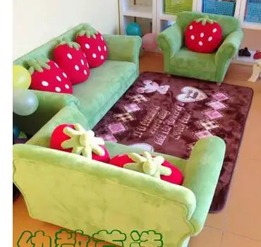 Conjunto de Sofás para Niños Sueño de Fresa - Cuatro Colores