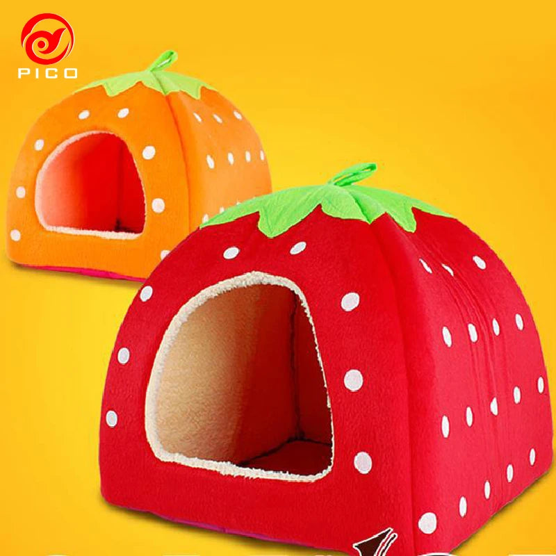 Berry Plush Pet Bed – Four Colors - A Cozy Haven for Pets up to 8 kg