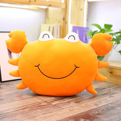 Smiling Crab Plushie, 18-24" | 45-60 cm