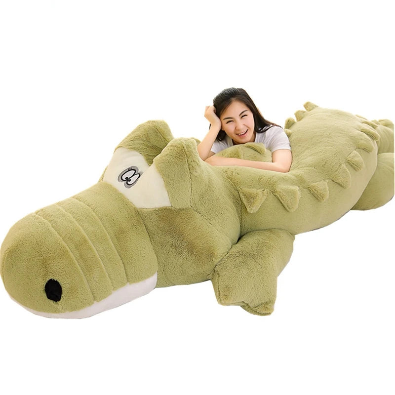 Giant 10-Foot Crocodile Plush – The Ultimate Oversized Plushie!