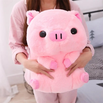 Plushie Adorable Pink Pig Plushie, 16" | 40 cm