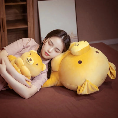 Pain en peluche animal musclé, 12-28 pouces | 30-70 cm