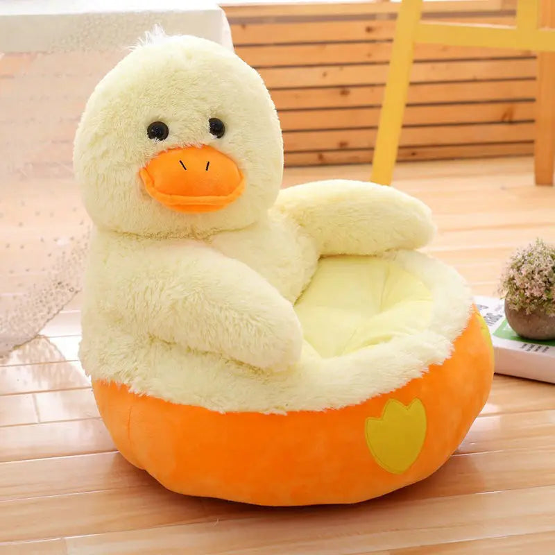 Asiento Infantil de Peluche de Pato