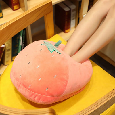 Cartoon Animal & Plant Floor Slippers | Cozy Oversized Foot Warmers