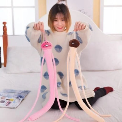 Tall Funny Mushroom Plush Toy, 29" | 74 cm