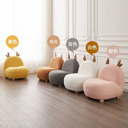 Minimalist Deer-Inspired Children's Chair – Five Colors