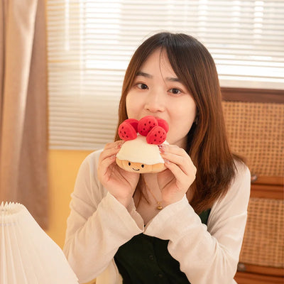 Plushie Fruit Tart Dessert, 4-8" | 10-20 cm