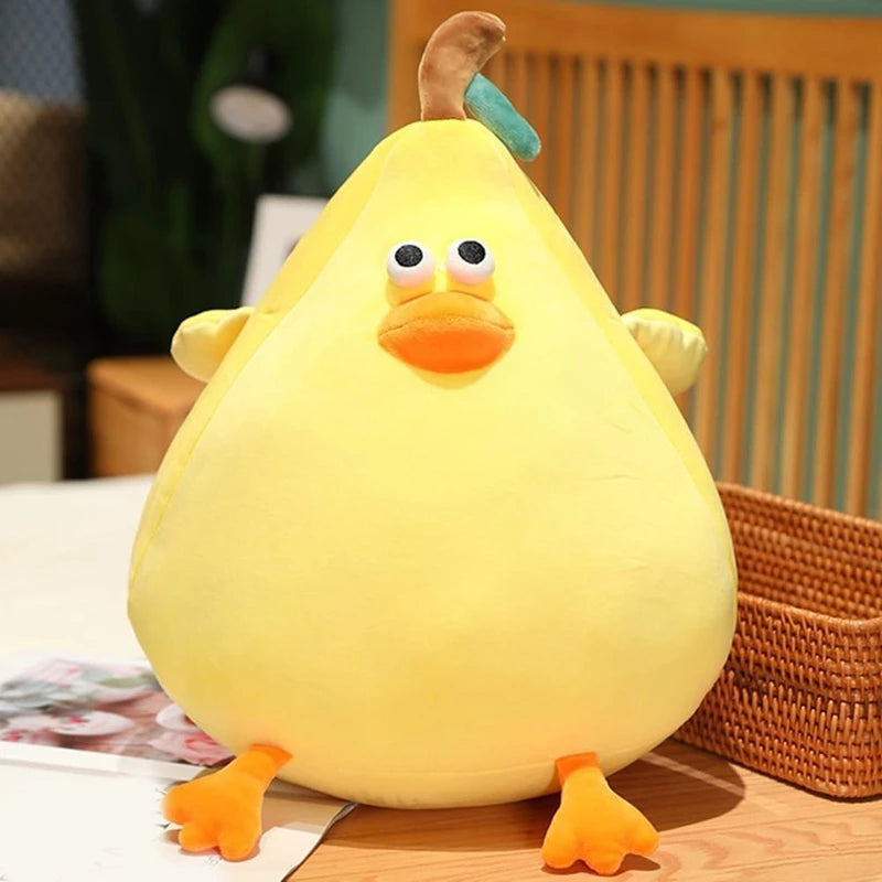 Plushie Ducks as Pears, 16" | 40 cm