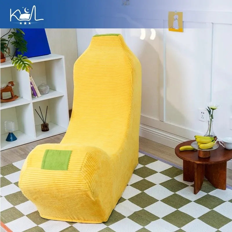 Huge Banana Shaped Lazy Sofa | Giant Fruit Bean Bag Chair
