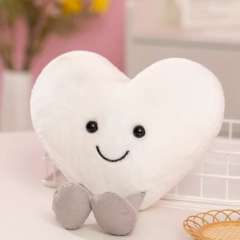 Plushie Valentine's Heart Plushie, Three Colors, 6-12" |15-30 cm