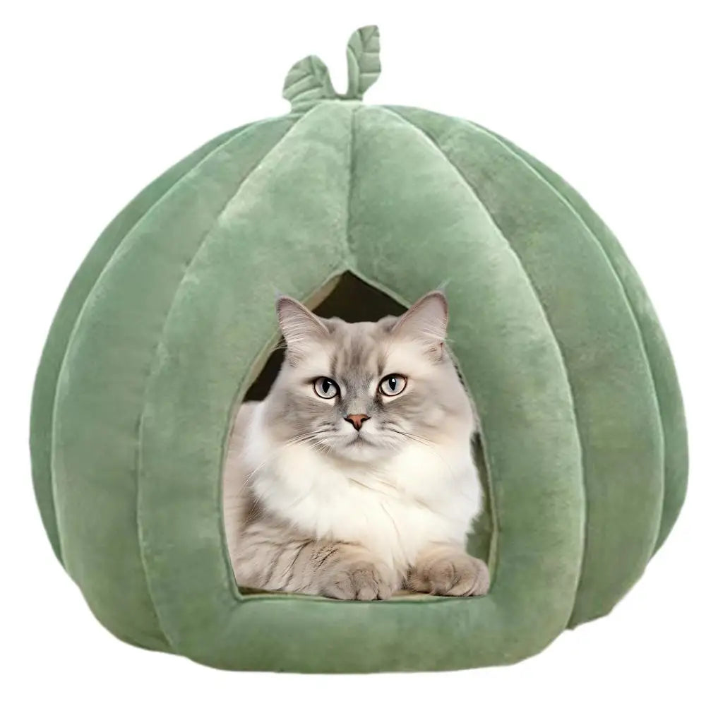 Cama Vegetal de Pelúcia para Gato/Cachorro, Três Cores, para pets de até 15 lbs