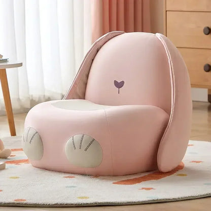 Bunny-Themed Children's Reading Chair - Two Colors