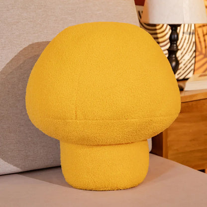 Mushroom Plushie Throw Pillow, Eight Colors, 12-20" | 30-50 cm