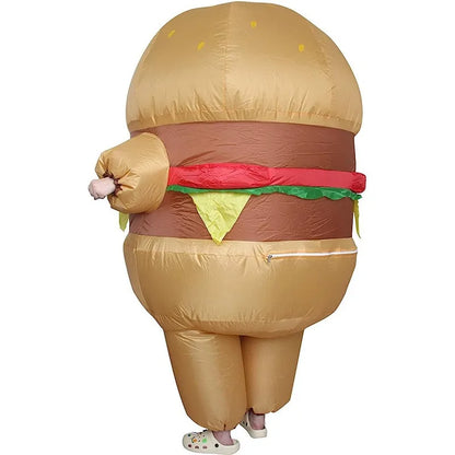 Inflatable Hamburger Costume – The Ultimate Foodie Statement