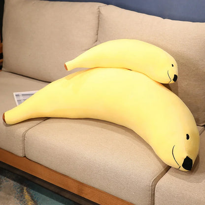 Funny Banana Dog Plushie, 5-35" | 12-90 cm