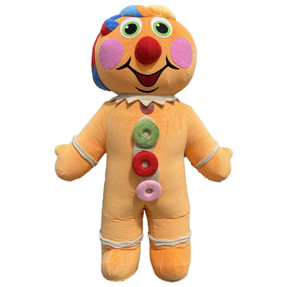 Plush Inflatable Gingerbread Cookie Costume