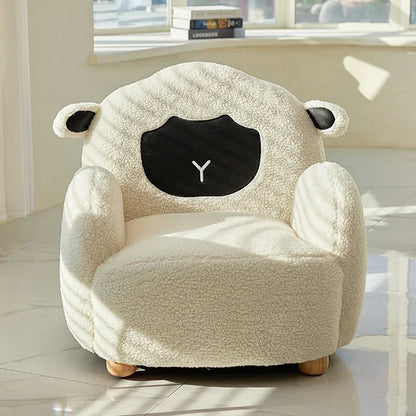 Asiento Infantil de Peluche de Oveja