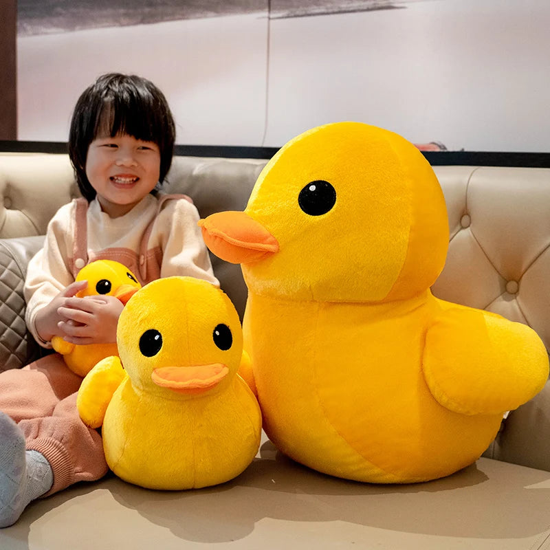 Juguete de peluche de pato gigante amarillo, 8-28" | 20-70 centímetros