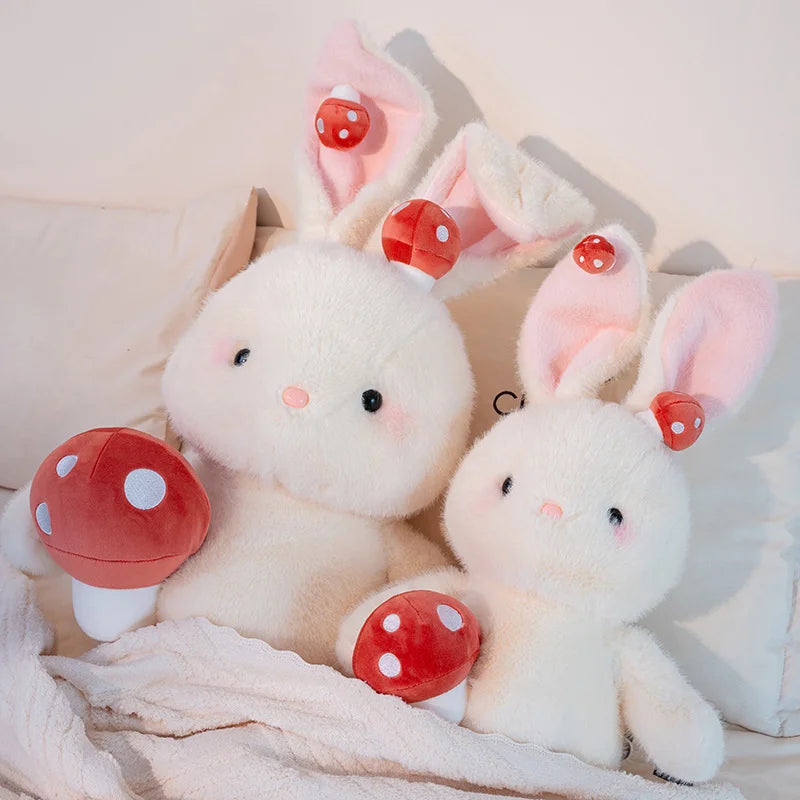 Mushroom Bunny Plushies, 16-34" | 40-85 cm