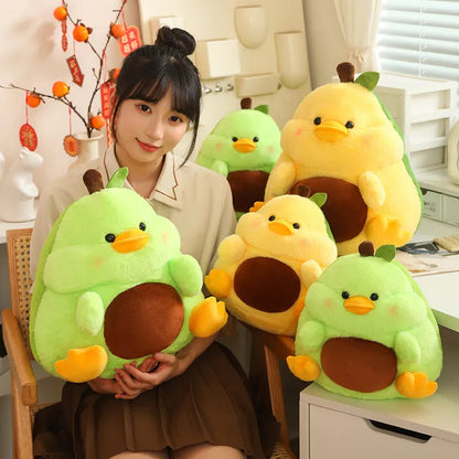 Avocado Duck Plushie, 12-16" | 30-40 cm