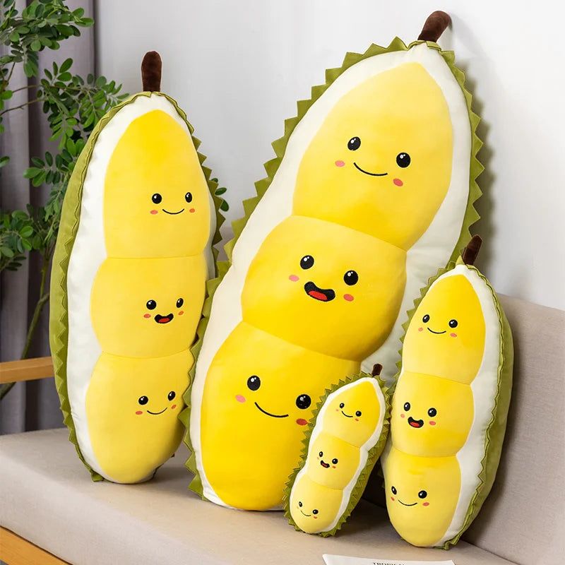 Jumbo Smiling Durian Plushie, 12-37" | 30-95 cm